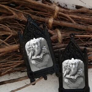 Reading Stone Man Earrings Book Lover Gifts Gothic Sculpture Jewelry